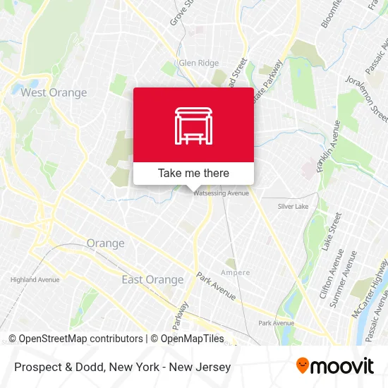 Prospect & Dodd map
