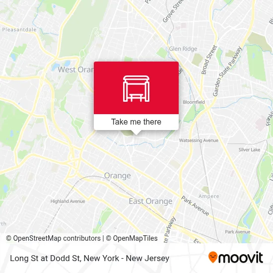 Long St at Dodd St map