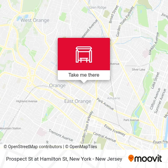 Prospect St at Hamilton St map