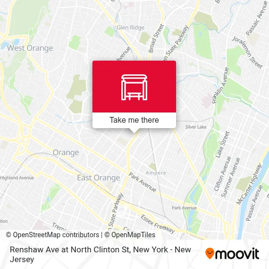 Renshaw Ave at North Clinton St map