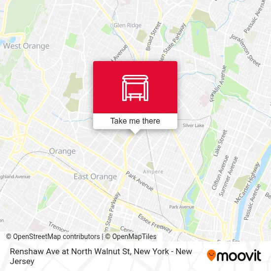 Renshaw Ave at North Walnut St map