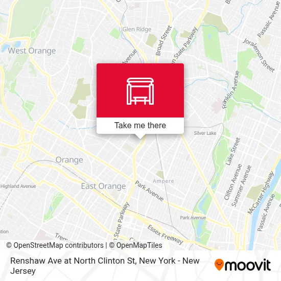 Renshaw Ave at North Clinton St map