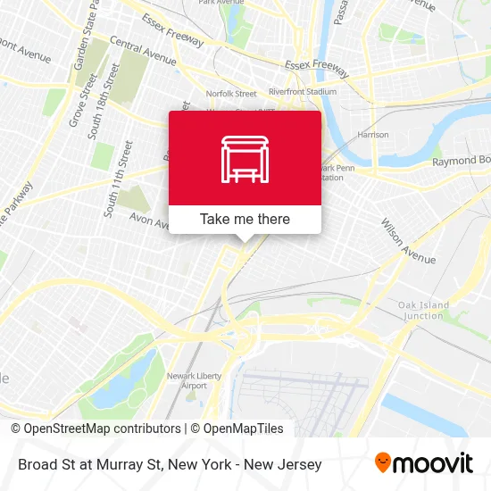 Broad St at Murray St map