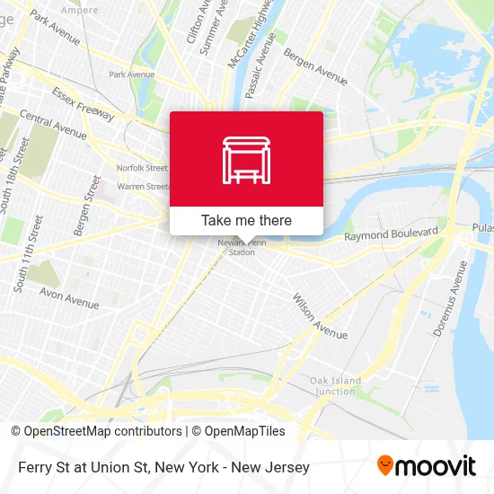 Ferry St at Union St map