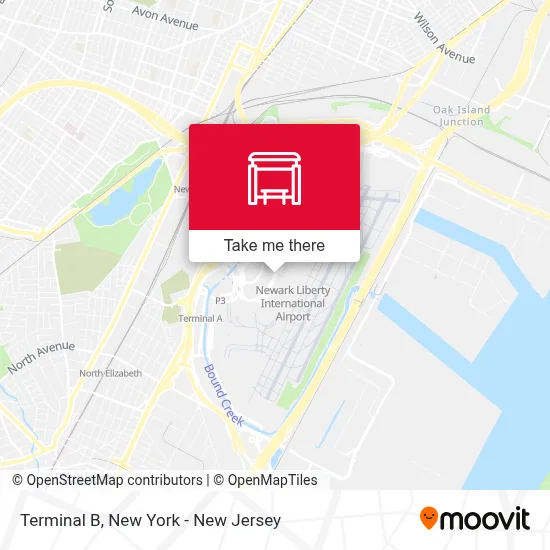 Terminal B map