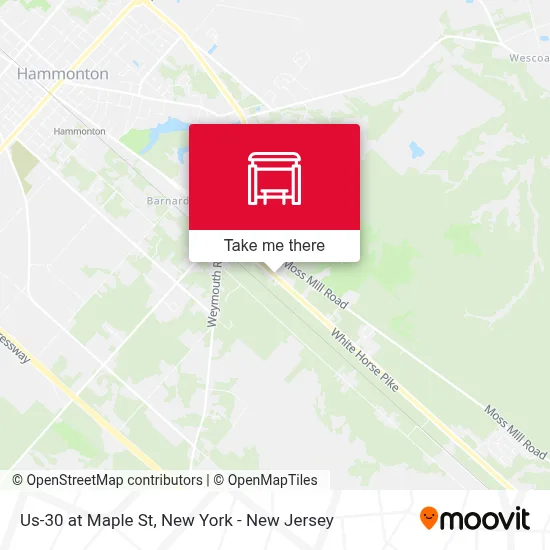 Us-30 at Maple St map