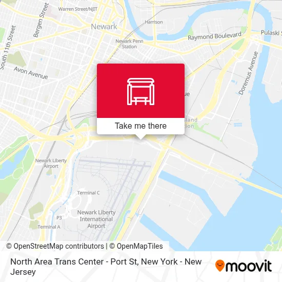 North Area Trans Center - Port St map