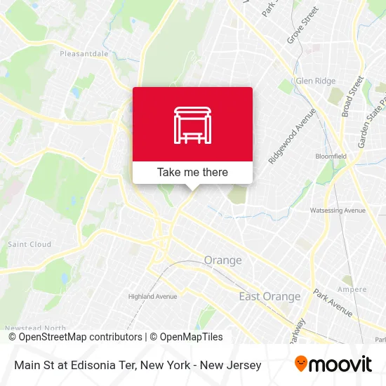 Main St at Edisonia Ter map