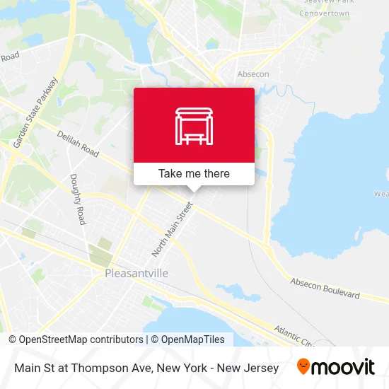 Main St at Thompson Ave map