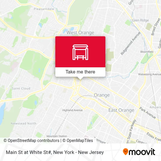 Main St at White St# map