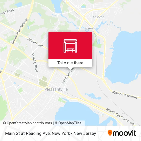Main St at Reading Ave map