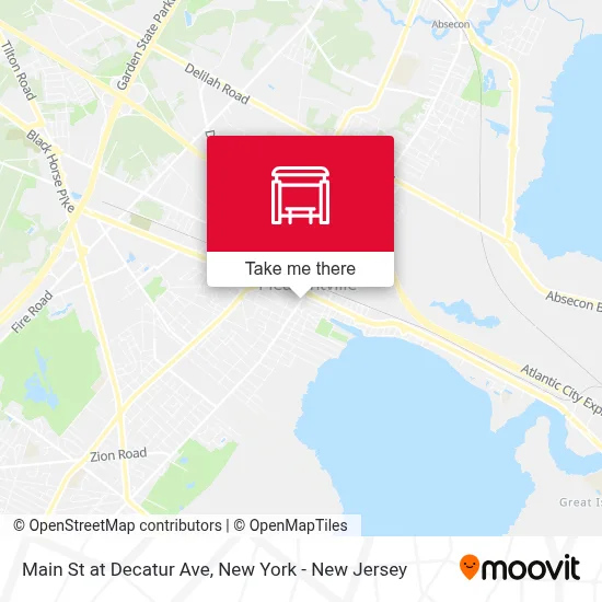 Main St at Decatur Ave map