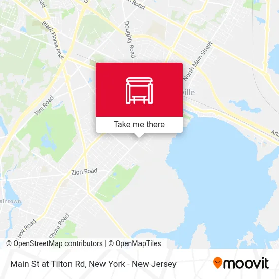 Main St at Tilton Rd map