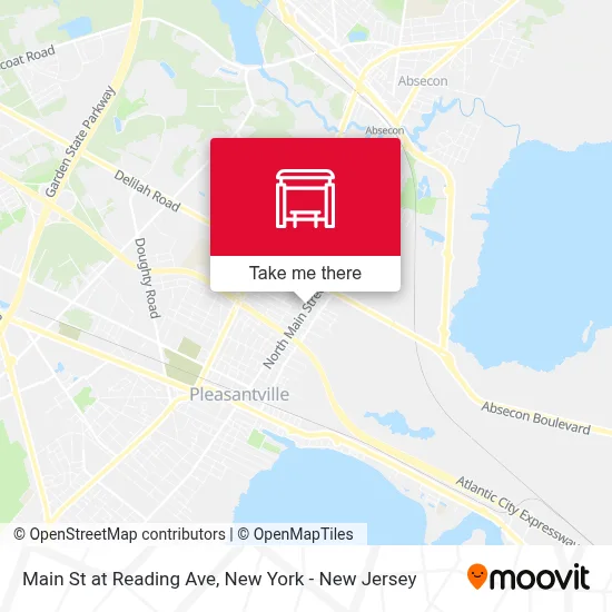 Main St at Reading Ave map