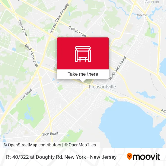 Rt-40/322 at Doughty Rd map