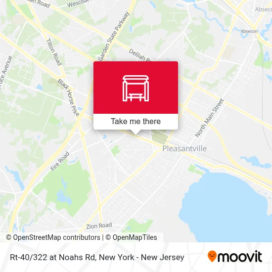 Rt-40/322 at Noahs Rd map