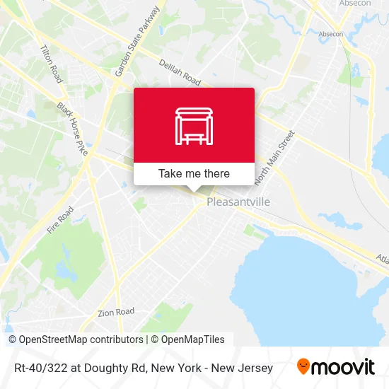 Rt-40/322 at Doughty Rd map
