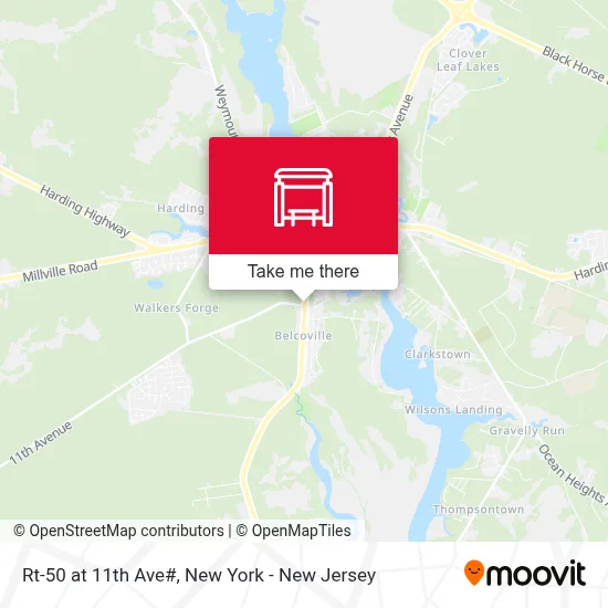 Rt-50 at 11th Ave# map