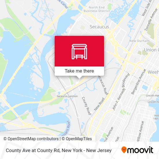 County Ave at County Rd map