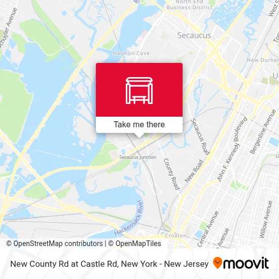 New County Rd at Castle Rd map