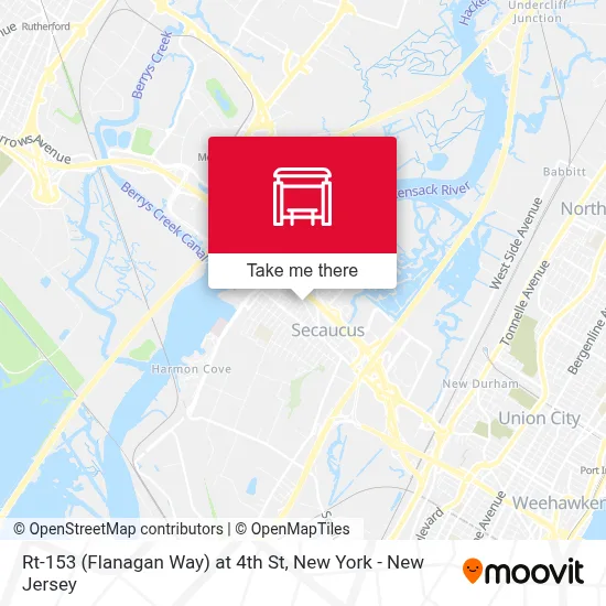 Rt-153 (Flanagan Way) at 4th St map