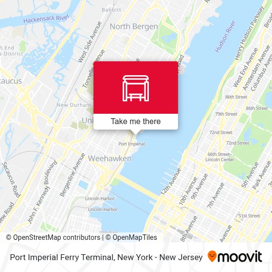 Port Imperial Ferry Terminal map