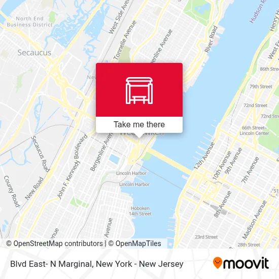 Blvd East- N Marginal map