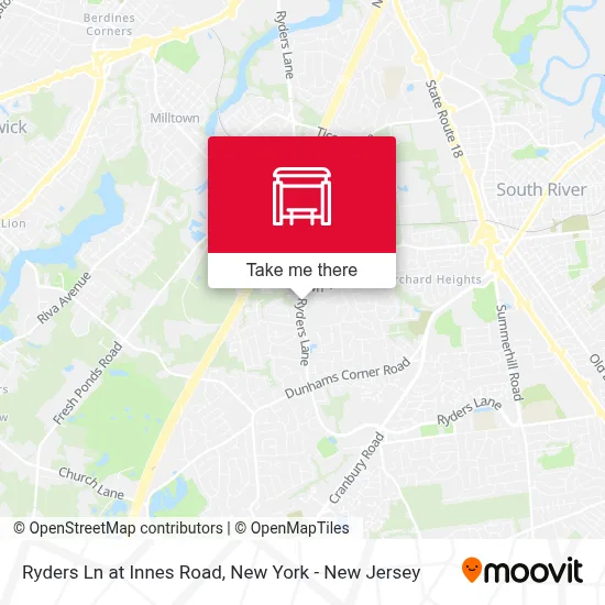 Ryders Ln at Innes Road map