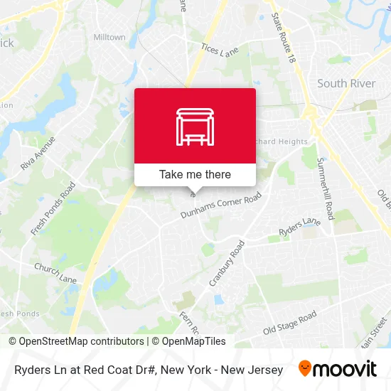 Ryders Ln at Red Coat Dr# map