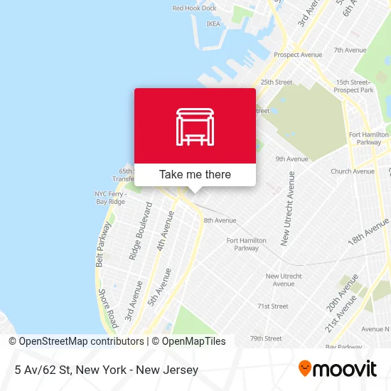 5 Av/62 St map