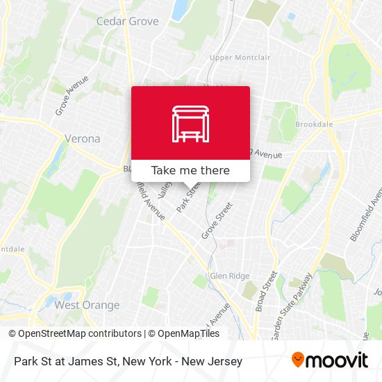 Mapa de Park St at James St