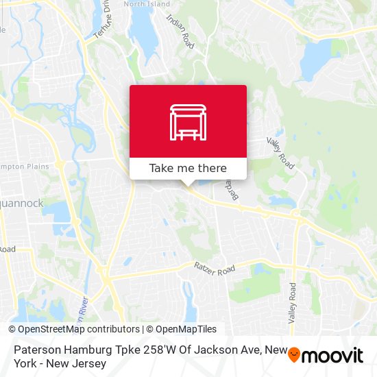 Paterson Hamburg Tpke 258'W Of Jackson Ave map