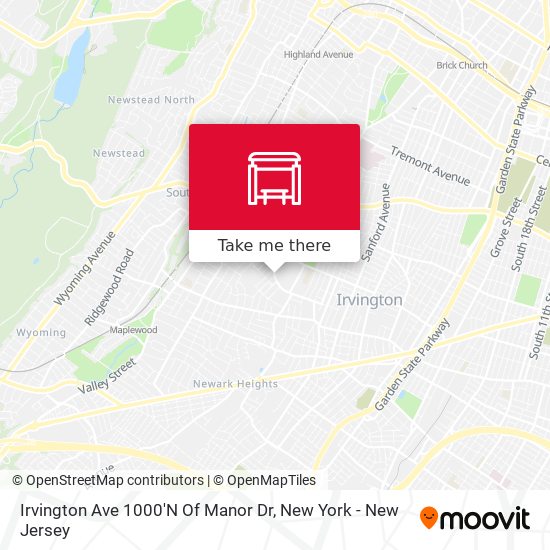 Mapa de Irvington Ave 1000'N Of Manor Dr