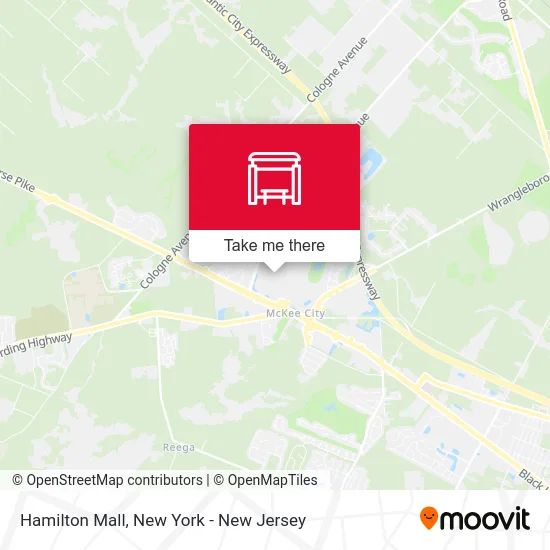Hamilton Mall map