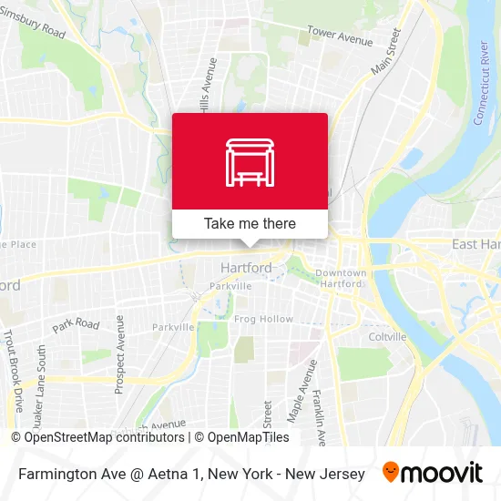Farmington Ave @ Aetna 1 map