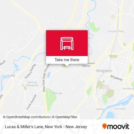 Mapa de Lucas & Miller's Lane