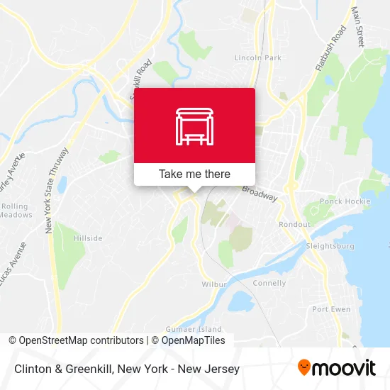 Clinton & Greenkill map