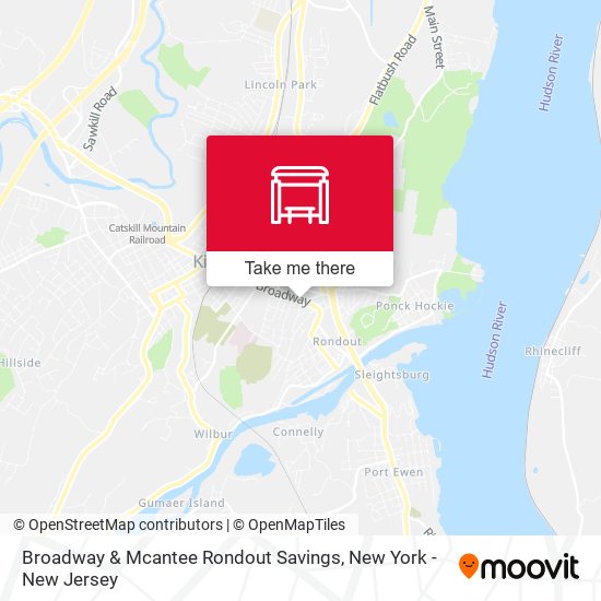 Mapa de Broadway & Mcantee Rondout Savings