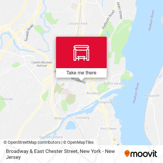 Broadway & East Chester Street map