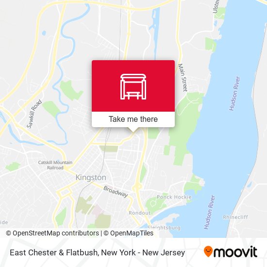 Mapa de East Chester & Flatbush