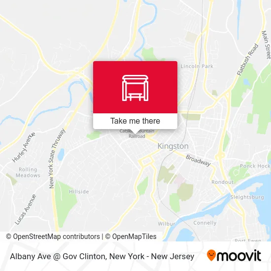 Albany Ave @ Gov Clinton map