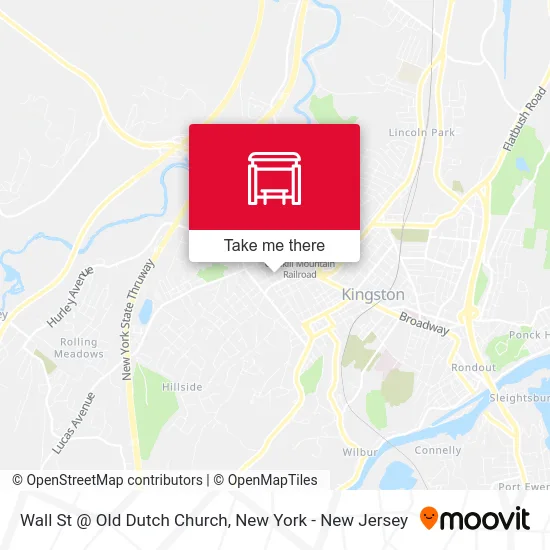 Wall St @ Old Dutch Church map