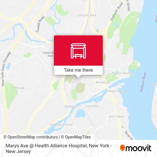 Marys Ave @ Health Alliance Hospital map