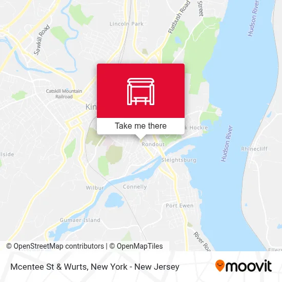 Mcentee St & Wurts map