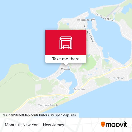 Mapa de Montauk