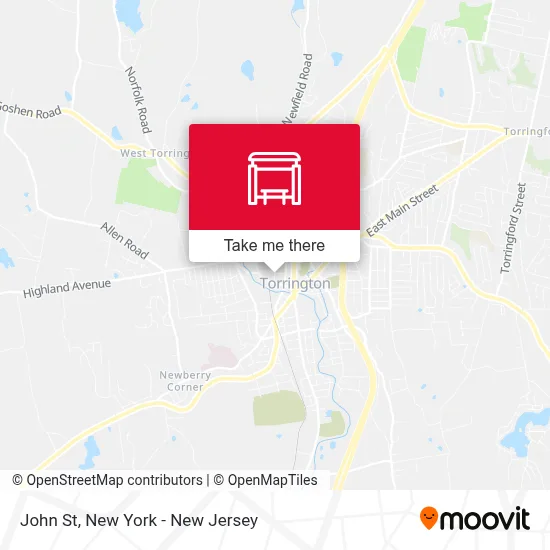 John St map