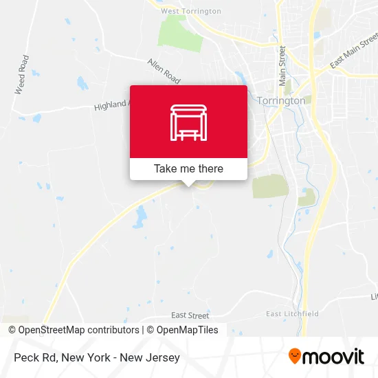 Peck Rd map
