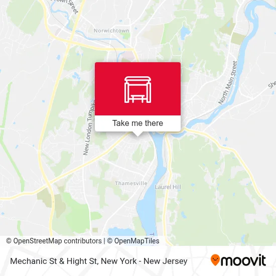 Mechanic St & Hight St map