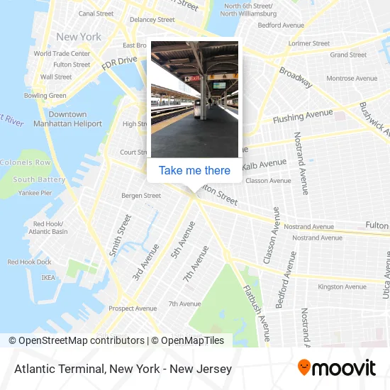 Atlantic Terminal map
