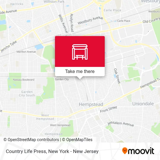 Country Life Press map